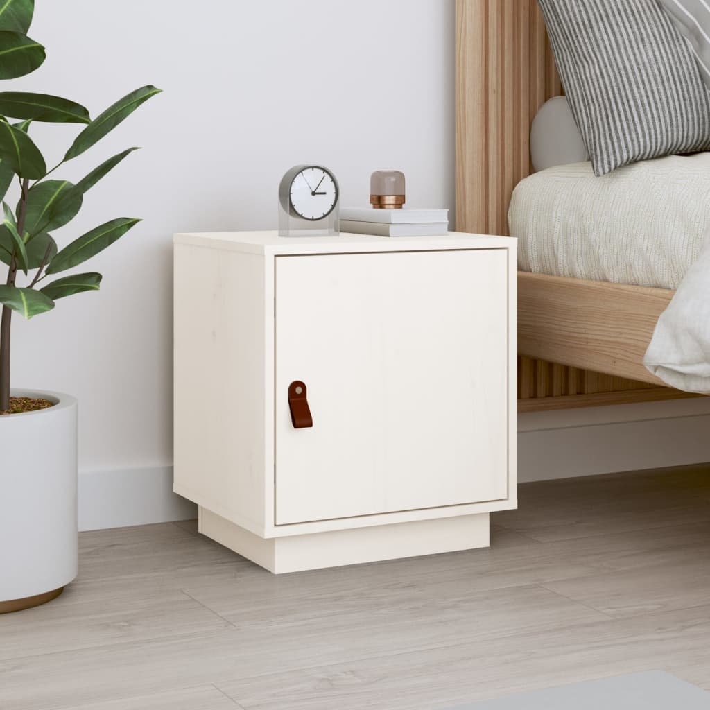 vidaXL Nightstand 40x34x45 cm Solid Pine Wood