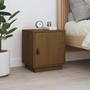 vidaXL Nightstand 40x34x45 cm Solid Pine Wood