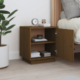 vidaXL Nightstand 40x34x45 cm Solid Pine Wood