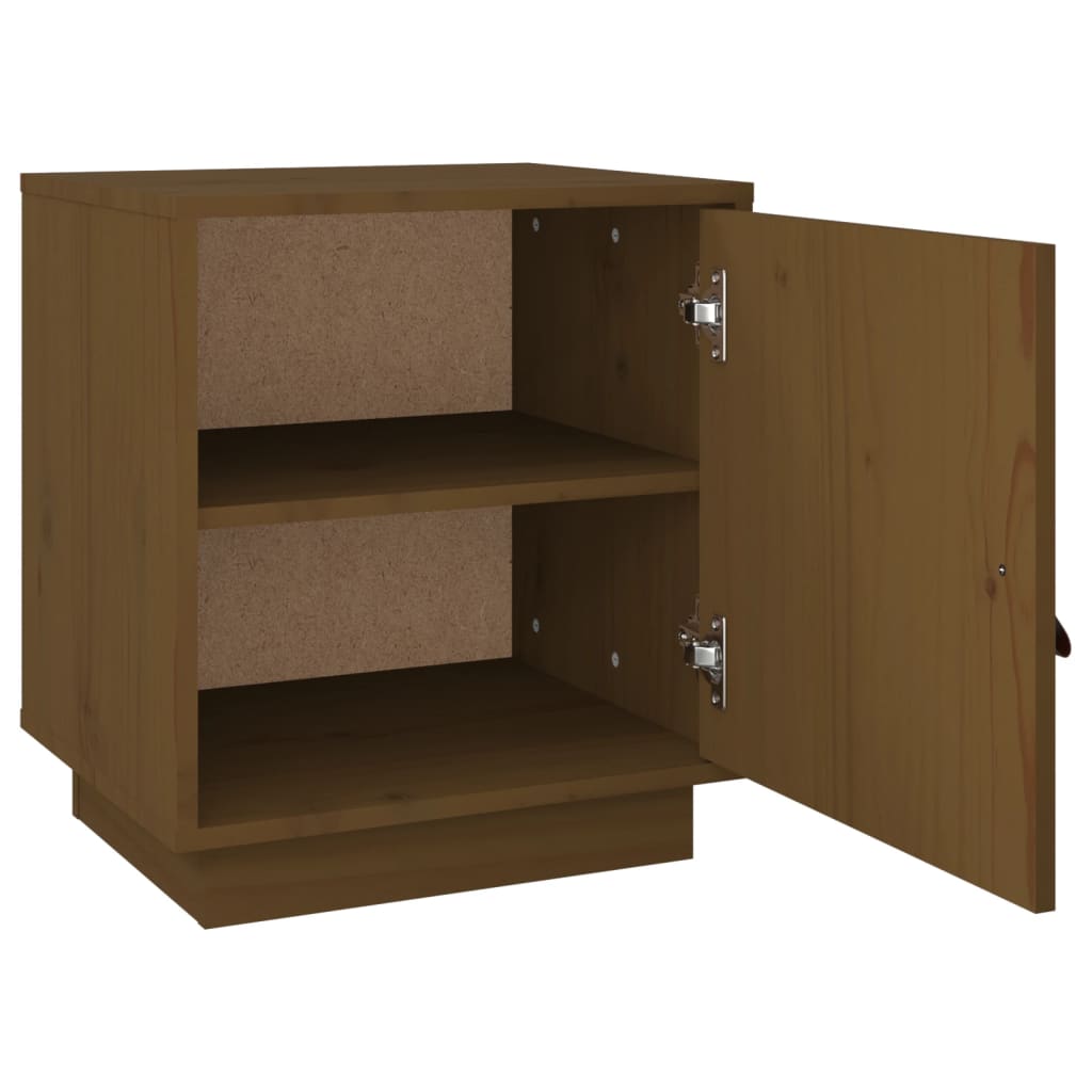 vidaXL Nightstand 40x34x45 cm Solid Pine Wood