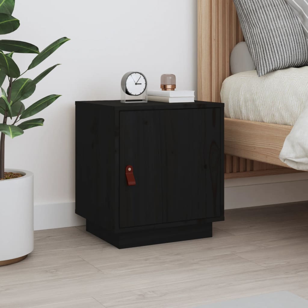 vidaXL Nightstand 40x34x45 cm Solid Pine Wood