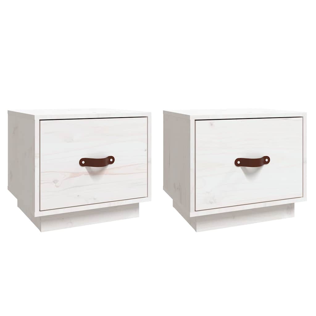 vidaXL Nachtkastje 40x34x35 cm massief grenenhout