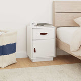 vidaXL Nightstand 40x34x55 cm solid pine wood