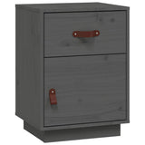 vidaXL Nightstand 40x34x55 cm solid pine wood