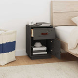 vidaXL Nightstand 40x34x55 cm solid pine wood