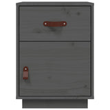 vidaXL Nightstand 40x34x55 cm solid pine wood