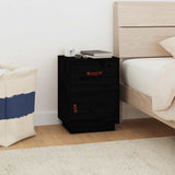 vidaXL Nightstand 40x34x55 cm solid pine wood