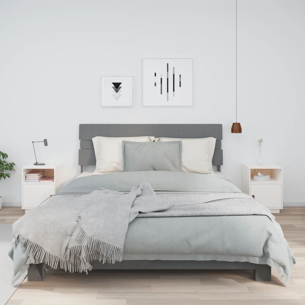 vidaXL Nachtkastje 40x34x55 cm massief grenenhout