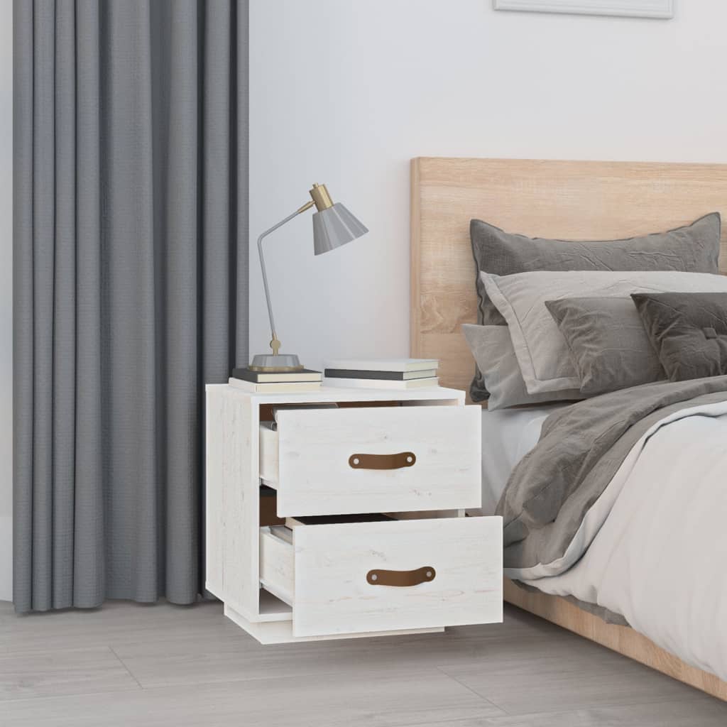 vidaXL Nachtkastjes 2 st 40x34x45 cm massief grenenhout