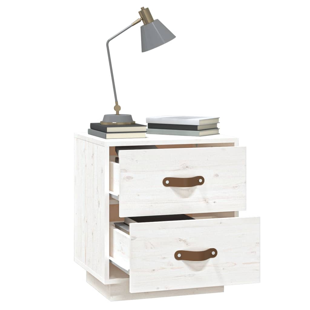  vidaXL Nachtkastjes 2 st 40x34x45 cm massief grenenhout