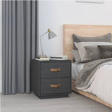  vidaXL Nachtkastjes 2 st 40x34x45 cm massief grenenhout