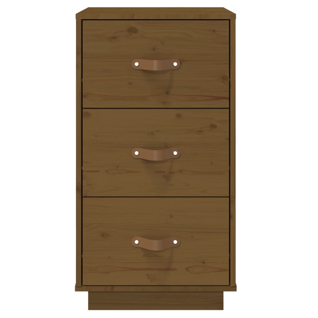  vidaXL Nachtkastje 40x40x75 cm massief grenenhout
