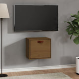 vidaXL Wandkast 40x30x35 cm massief grenenhout