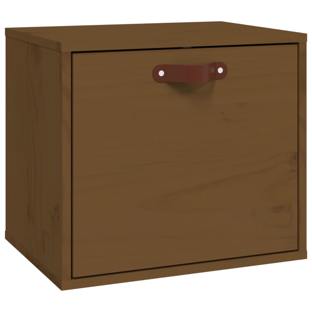 vidaXL Wandkast 40x30x35 cm massief grenenhout