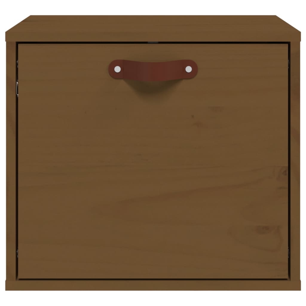 vidaXL Wandkast 40x30x35 cm massief grenenhout