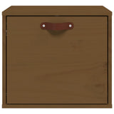 vidaXL Wandkast 40x30x35 cm massief grenenhout