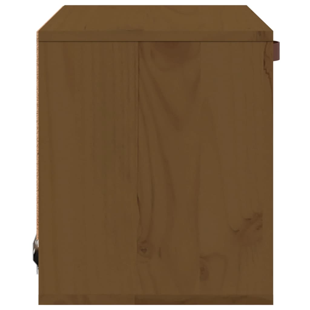 vidaXL Wandkast 40x30x35 cm massief grenenhout