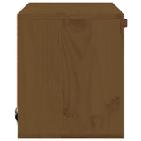 vidaXL Wandkast 40x30x35 cm massief grenenhout