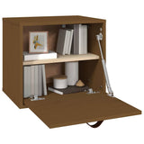vidaXL Wandkast 40x30x35 cm massief grenenhout
