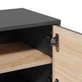 vidaXL Wall cabinet 31.5x30x30 cm solid pine wood