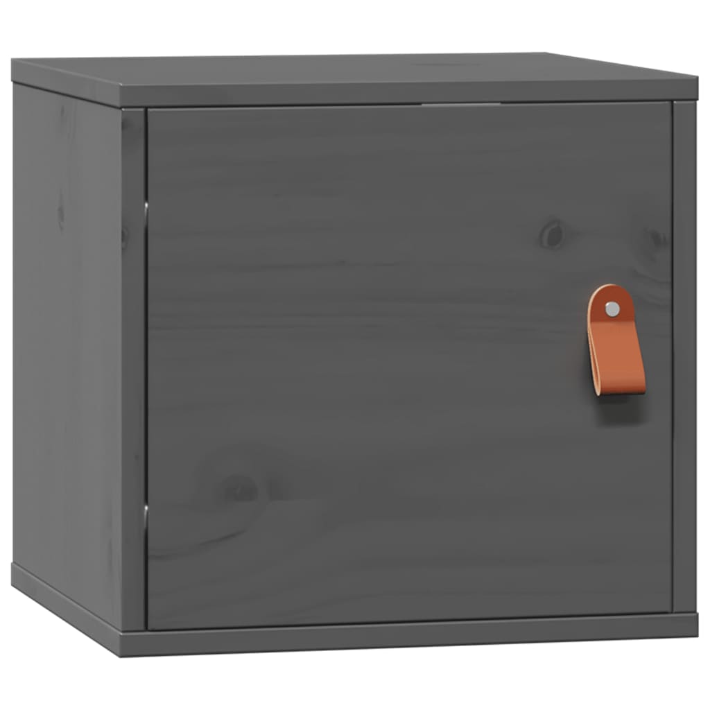 vidaXL Wall cabinet 31.5x30x30 cm solid pine wood