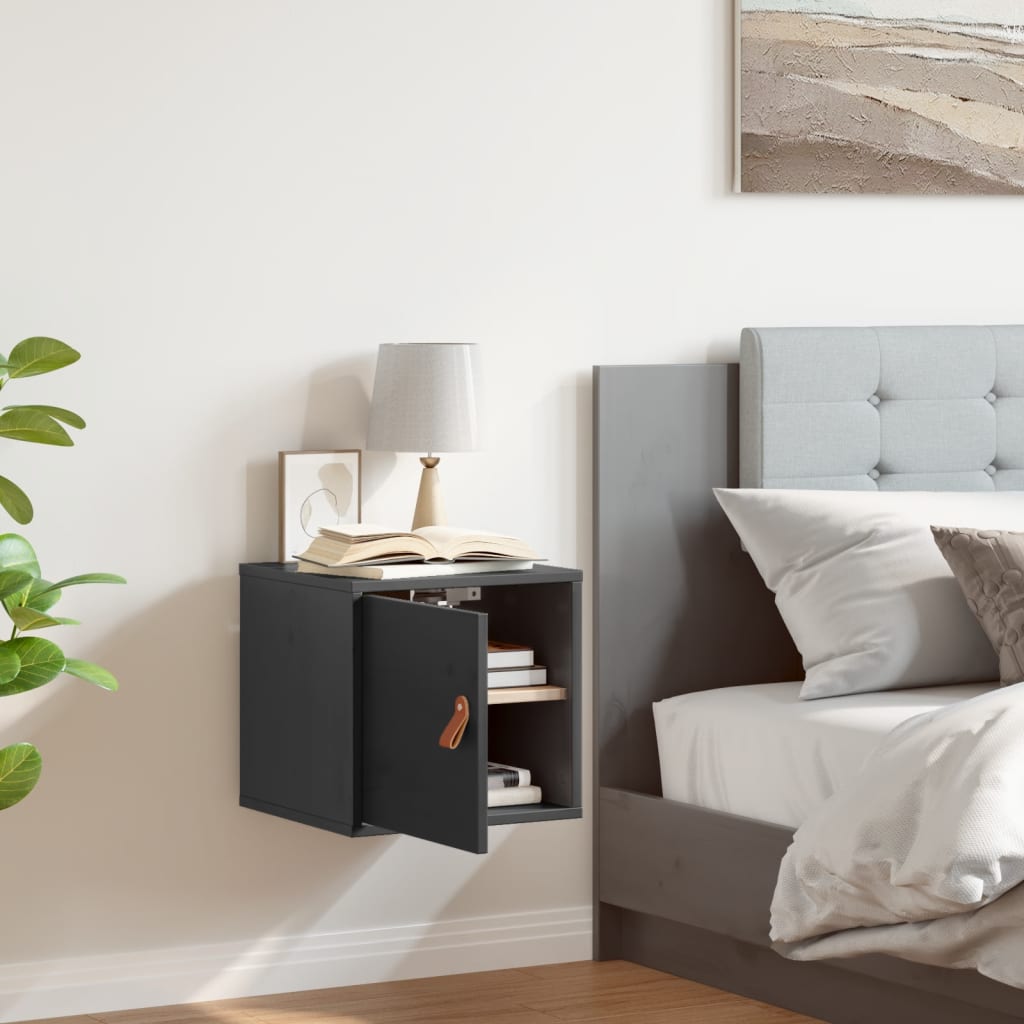 vidaXL Wall cabinet 31.5x30x30 cm solid pine wood