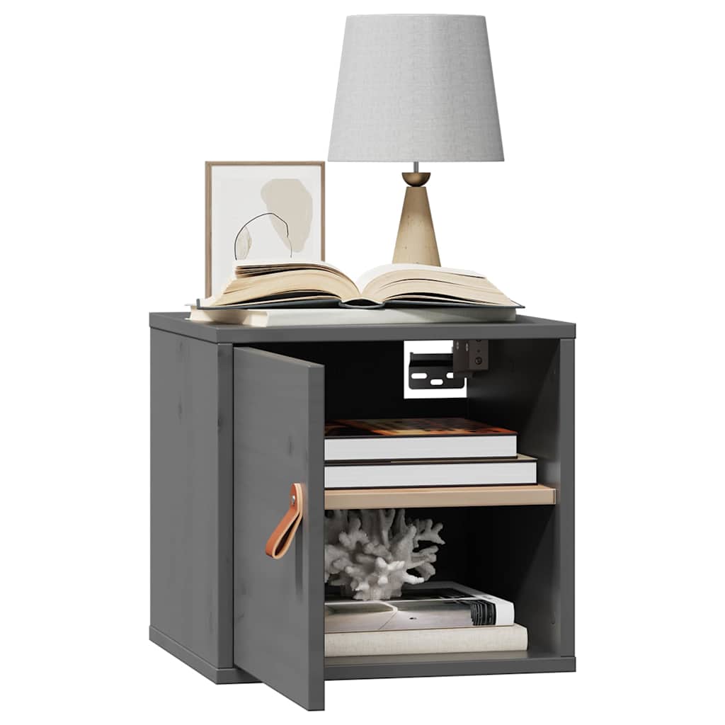 vidaXL Wall cabinet 31.5x30x30 cm solid pine wood