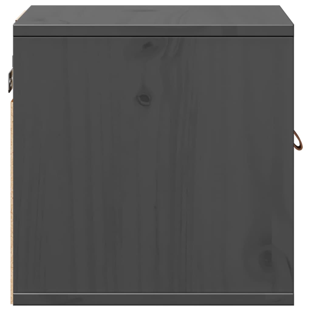 vidaXL Wall cabinet 31.5x30x30 cm solid pine wood