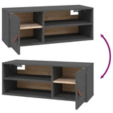 vidaXL Wandkast 80x30x30 cm massief grenenhout