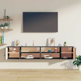 vidaXL Wandkast 80x30x30 cm massief grenenhout