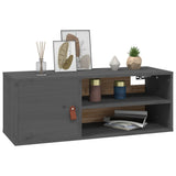 vidaXL Wandkast 80x30x30 cm massief grenenhout