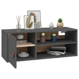 vidaXL Wandkast 80x30x30 cm massief grenenhout