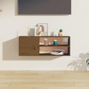 vidaXL Wandkast 80x30x30 cm massief grenenhout