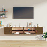 vidaXL Wandkast 80x30x30 cm massief grenenhout