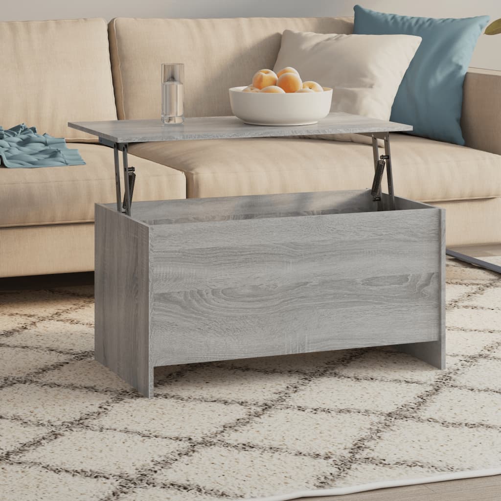 vidaXL Salontafel 102x55,5x52,5 cm bewerkt hout wit