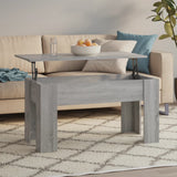 vidaXL Salontafel 101x49x52 cm bewerkt hout wit