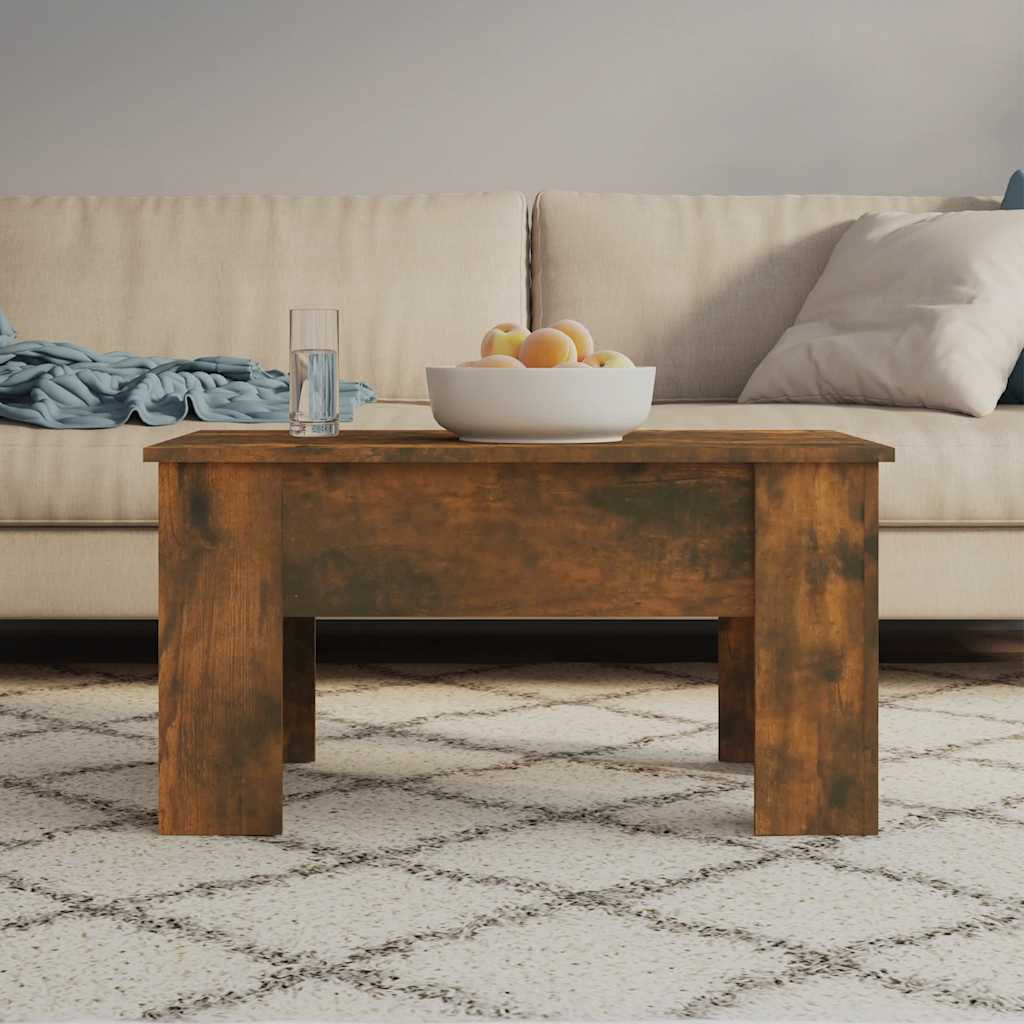 vidaXL Salontafel 101x49x52 cm bewerkt hout wit