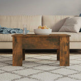 vidaXL Salontafel 101x49x52 cm bewerkt hout wit