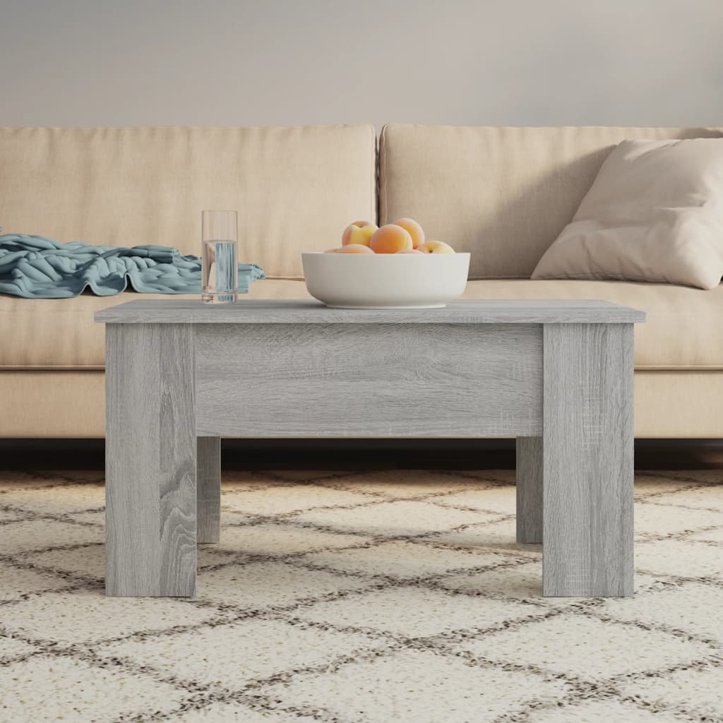 vidaXL Salontafel 101x49x52 cm bewerkt hout wit