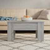 vidaXL Salontafel 101x49x52 cm bewerkt hout wit