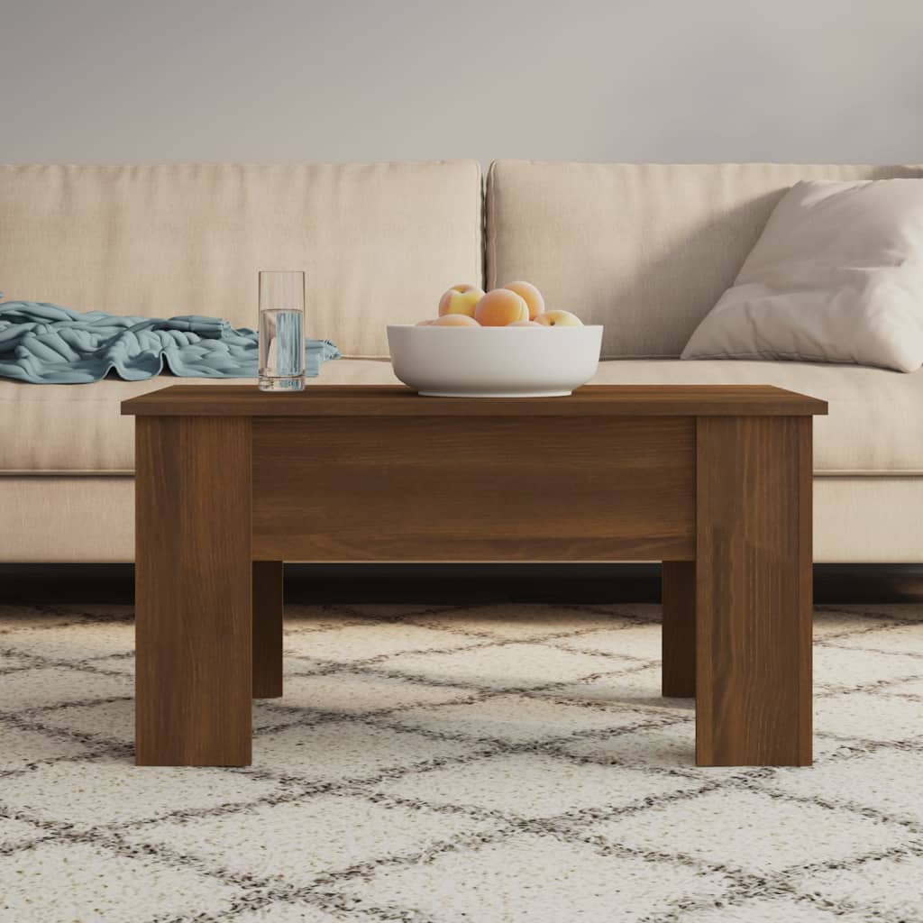 vidaXL Salontafel 101x49x52 cm bewerkt hout wit