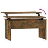 vidaXL Salontafel 102x50,5x52,5 cm bewerkt hout wit