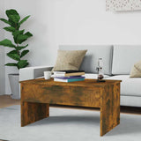 vidaXL Salontafel 102x50,5x52,5 cm bewerkt hout wit
