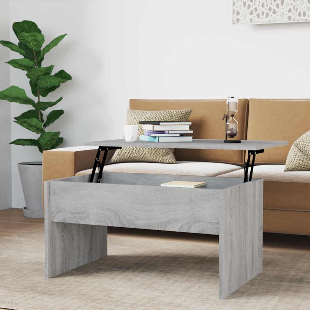 vidaXL Salontafel 102x50,5x52,5 cm bewerkt hout wit