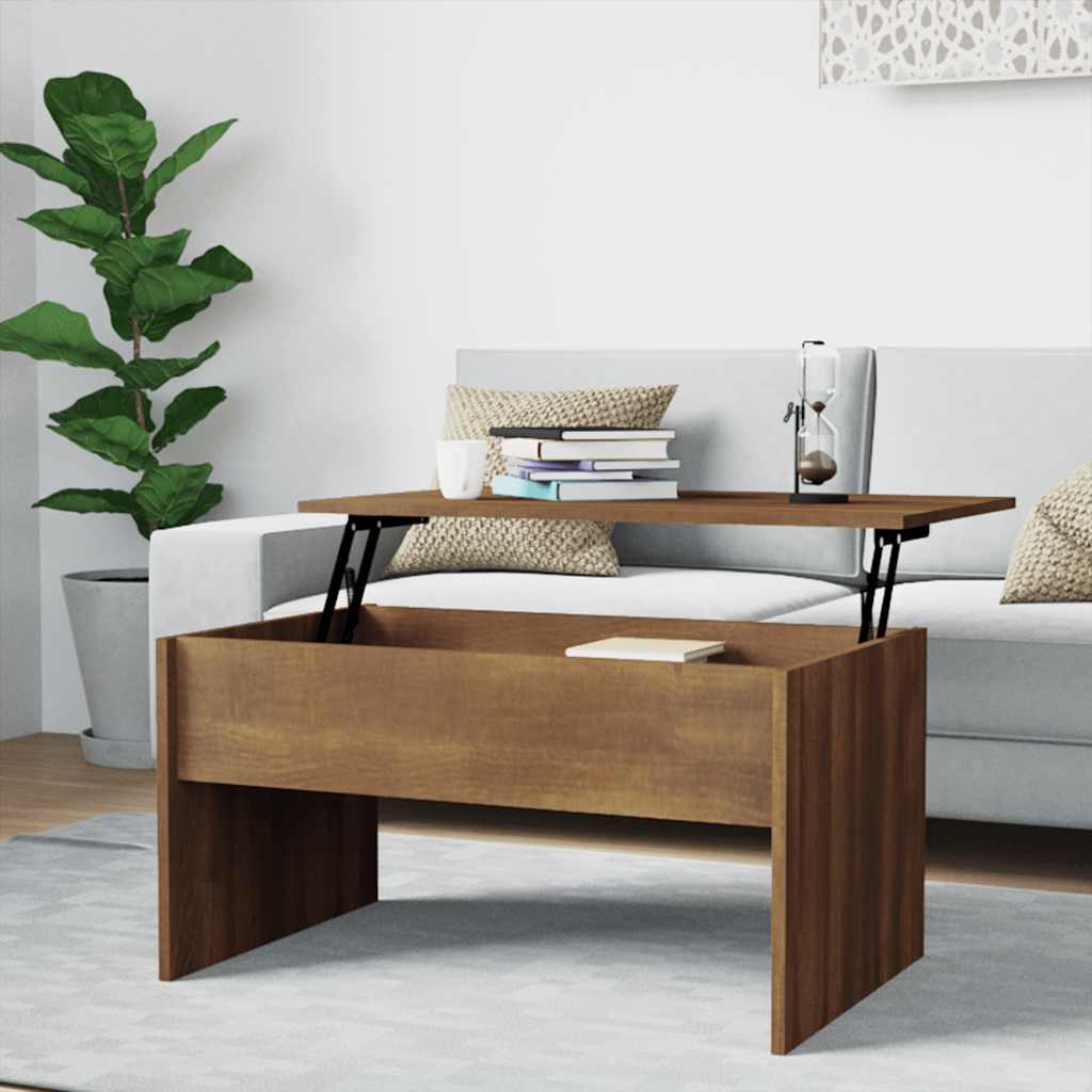 vidaXL Salontafel 102x50,5x52,5 cm bewerkt hout wit