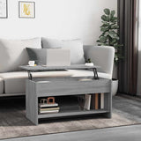 vidaXL Salontafel 102x50x52,5 cm bewerkt hout wit