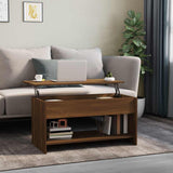 vidaXL Salontafel 102x50x52,5 cm bewerkt hout wit