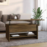 vidaXL Salontafel 102x50x52,5 cm bewerkt hout wit