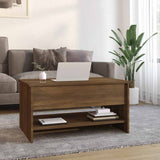 vidaXL Salontafel 102x50x52,5 cm bewerkt hout wit