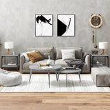 vidaXL Salontafel 100x50x40 cm bewerkt hout zwart eikenkleurig
